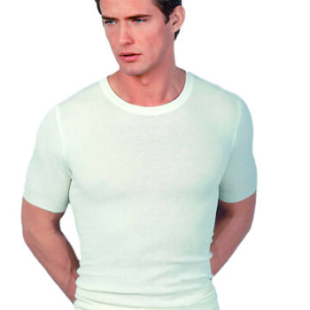 Trøye kort arm, herre, 20% Angora